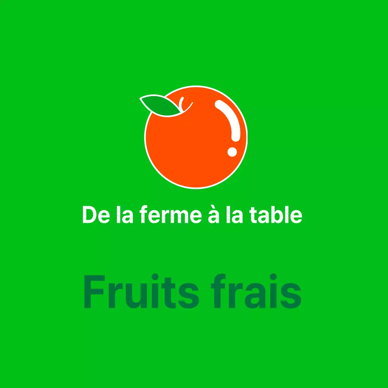 De la ferme à la table
