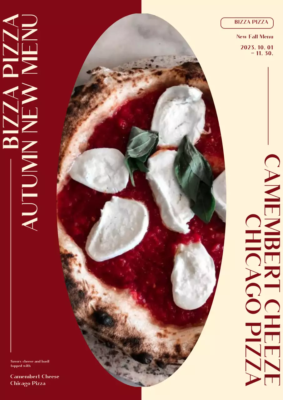 Mempromosikan hidangan musim gugur baru dengan suasana yang hangat