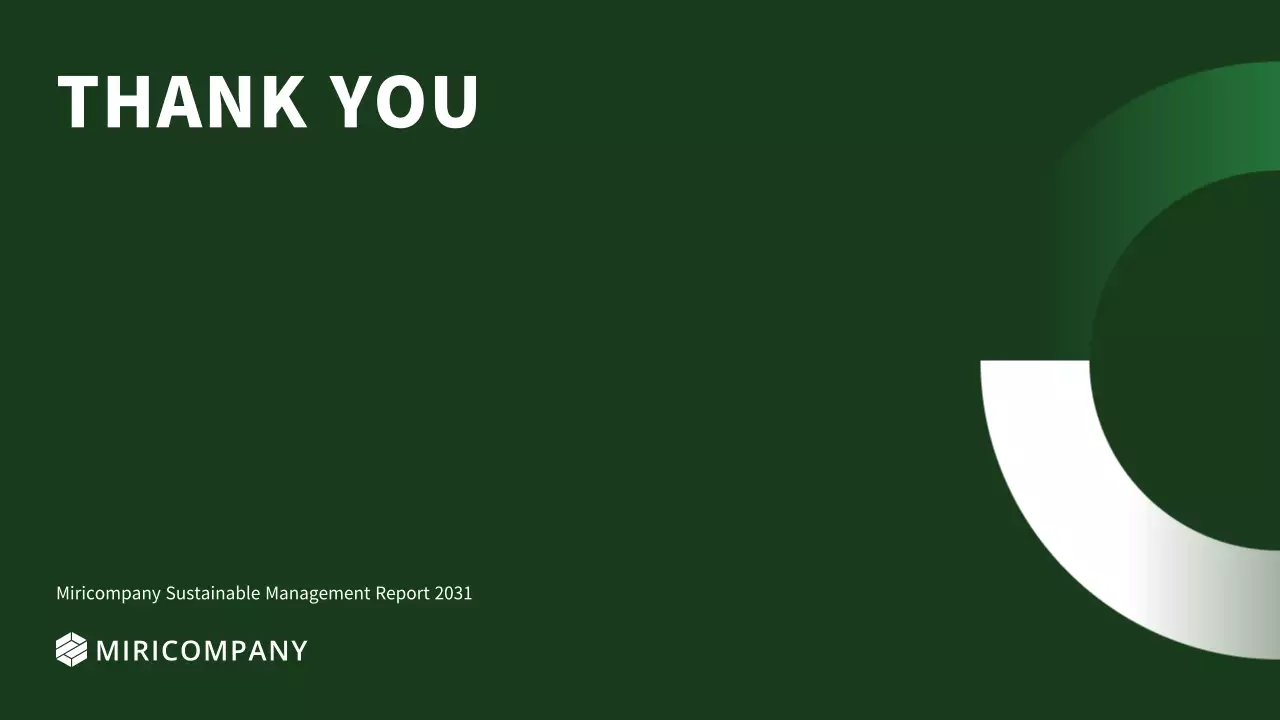 Ecoconcept's ESG report in green