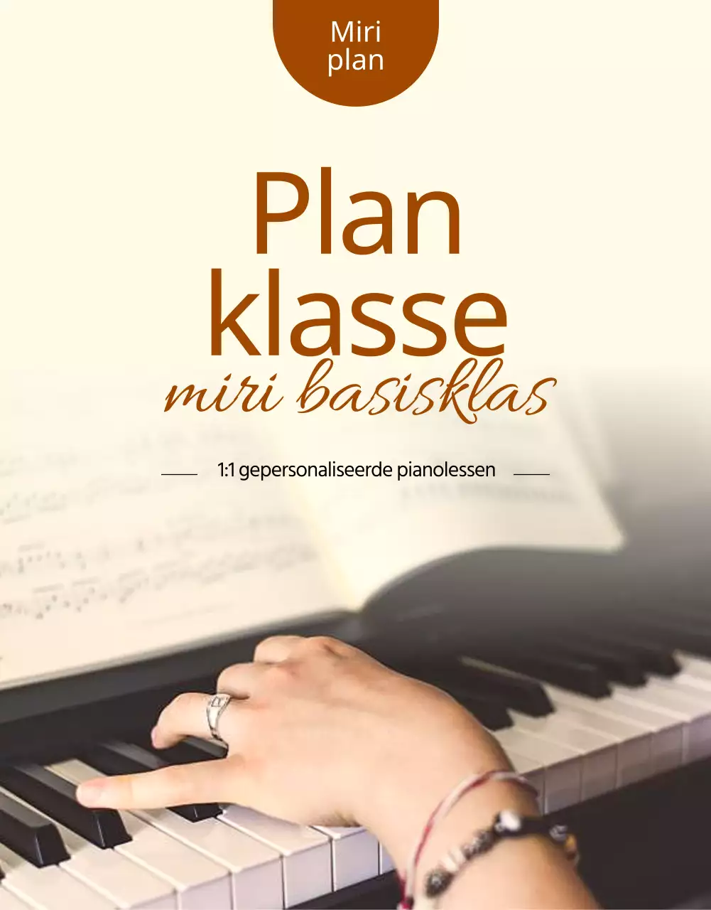 Heldere, emotionele pianoles details