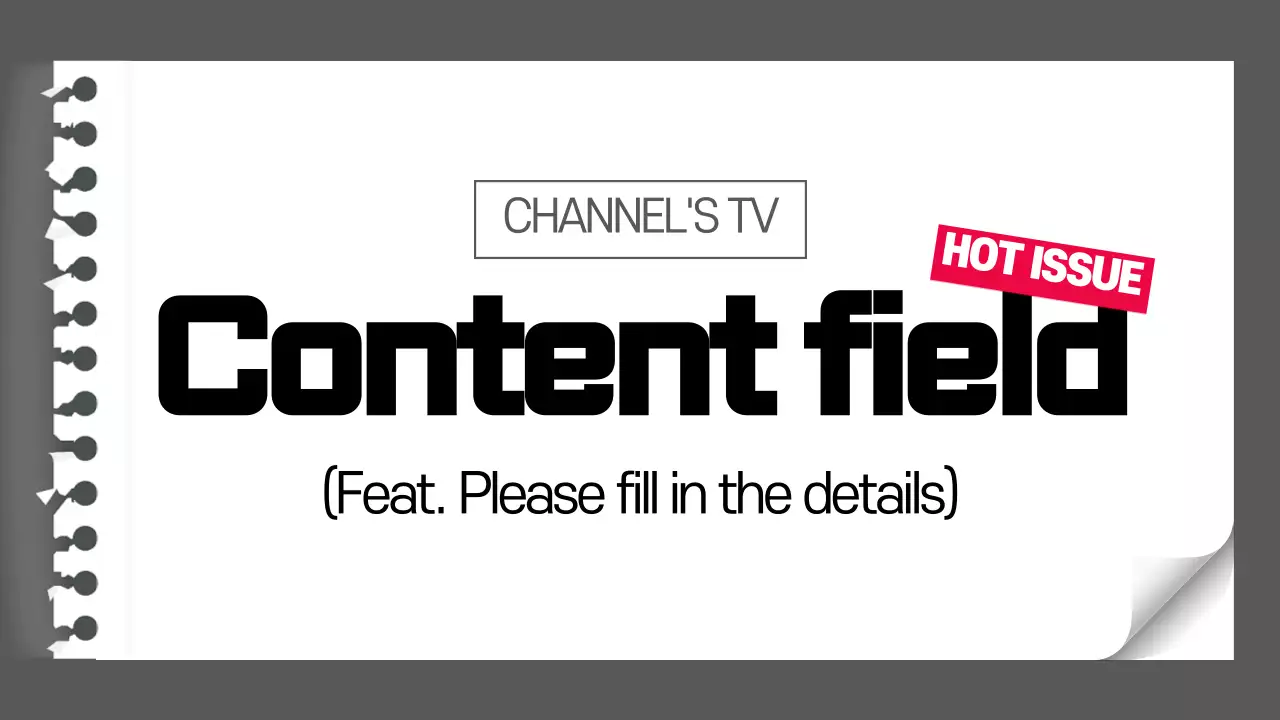 Grey Modern Tv Announcement YouTube Thumbnail