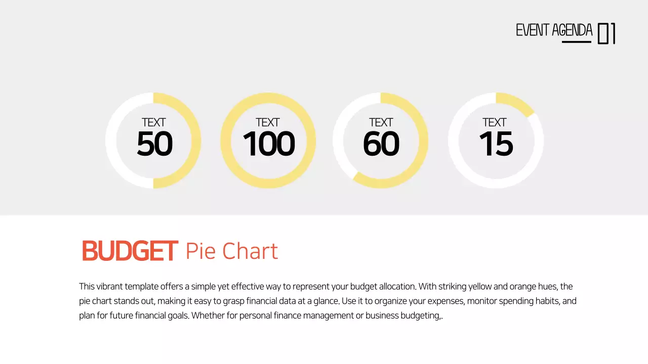 Yellow Modern Budget Guide Infographic