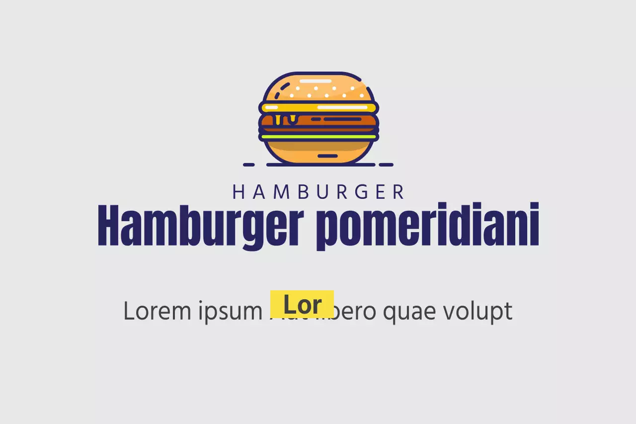 Hamburger pomeridiano