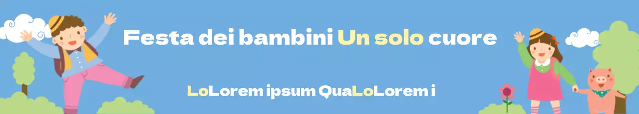 Festa dell'Unità per i bambini