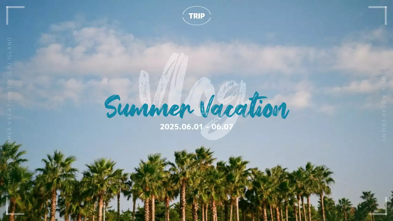 青 シンプル 旅行 ポスター YouTube サムネイル