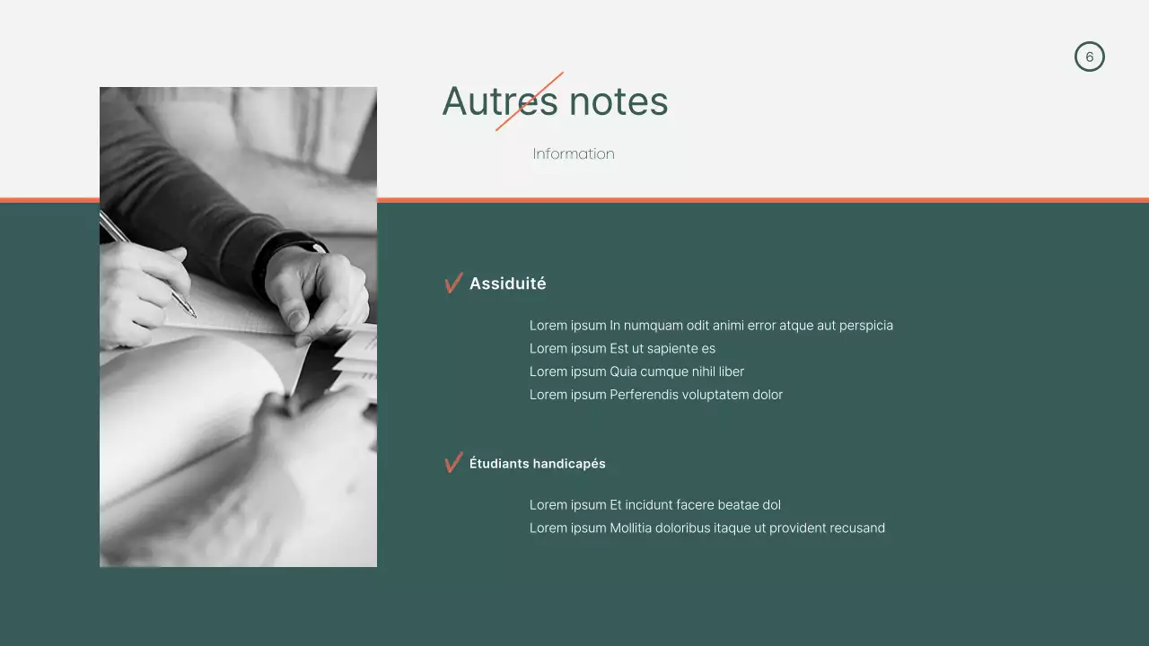 Conception d'un syllabus vert-orange