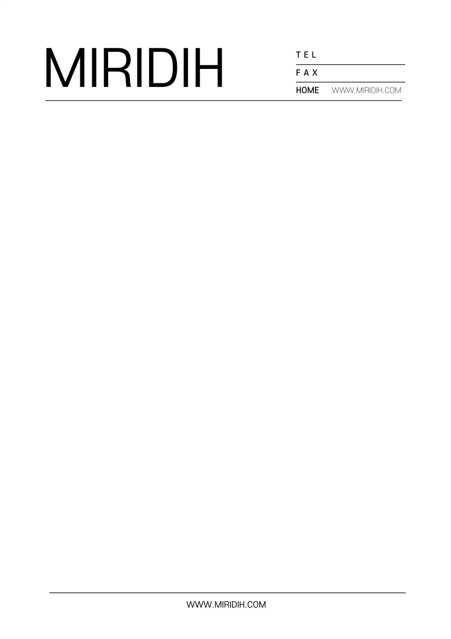 Black Minimal Letterhead Document Poster