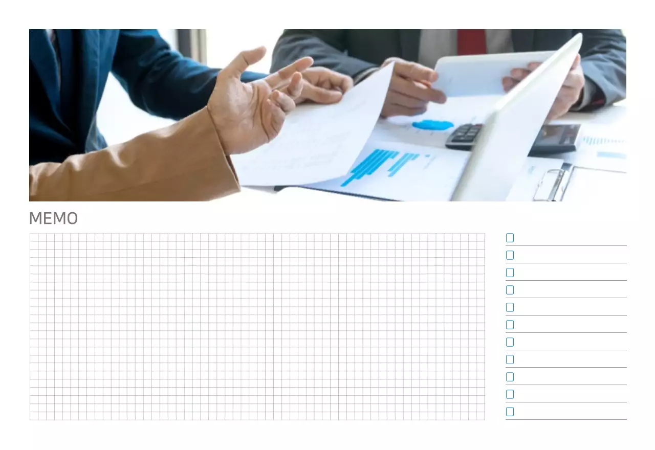 Witte en eenvoudige bureaukalender