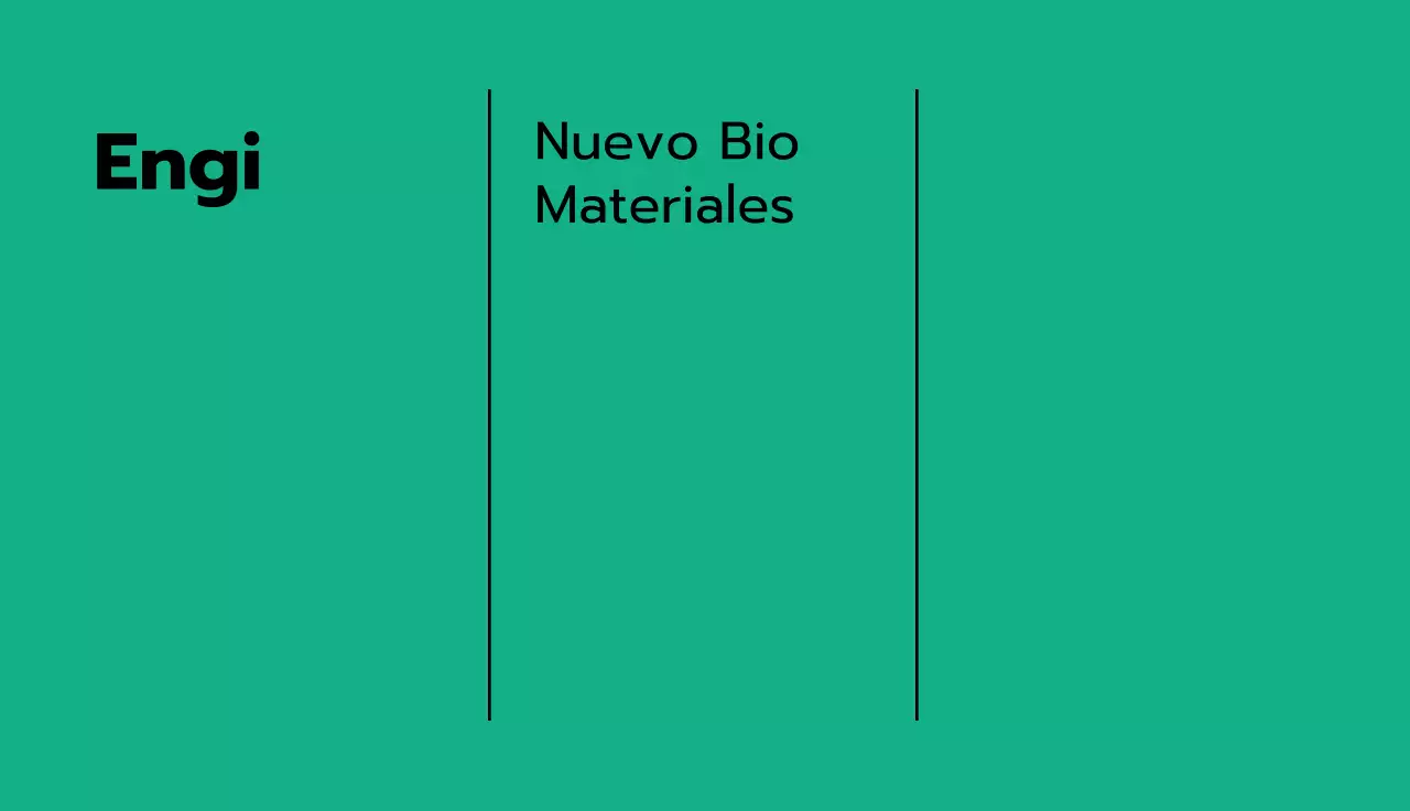 Tarjeta de visita de estilo tranquilo con líneas rectas verdes y verticales