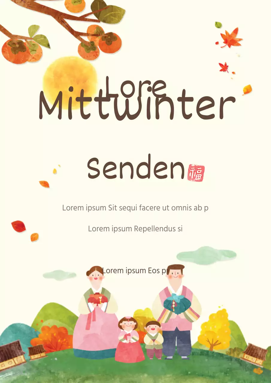 Ein üppiger Mittwinter