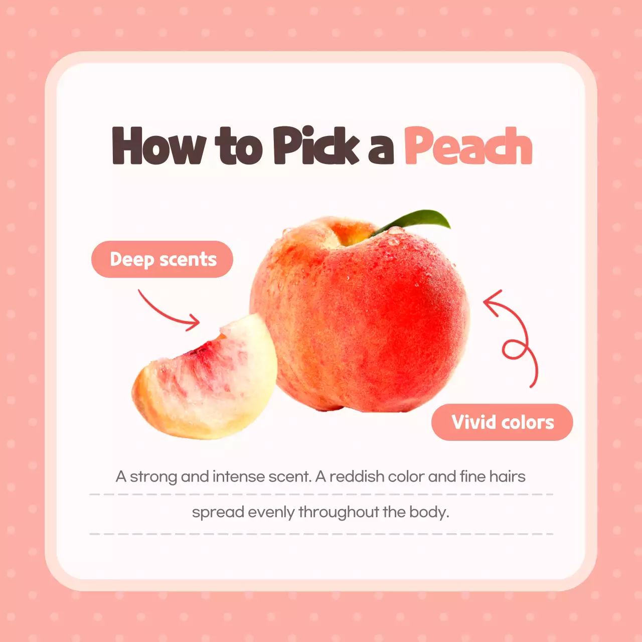 Tips for choosing pink, pretty, and delicious peaches