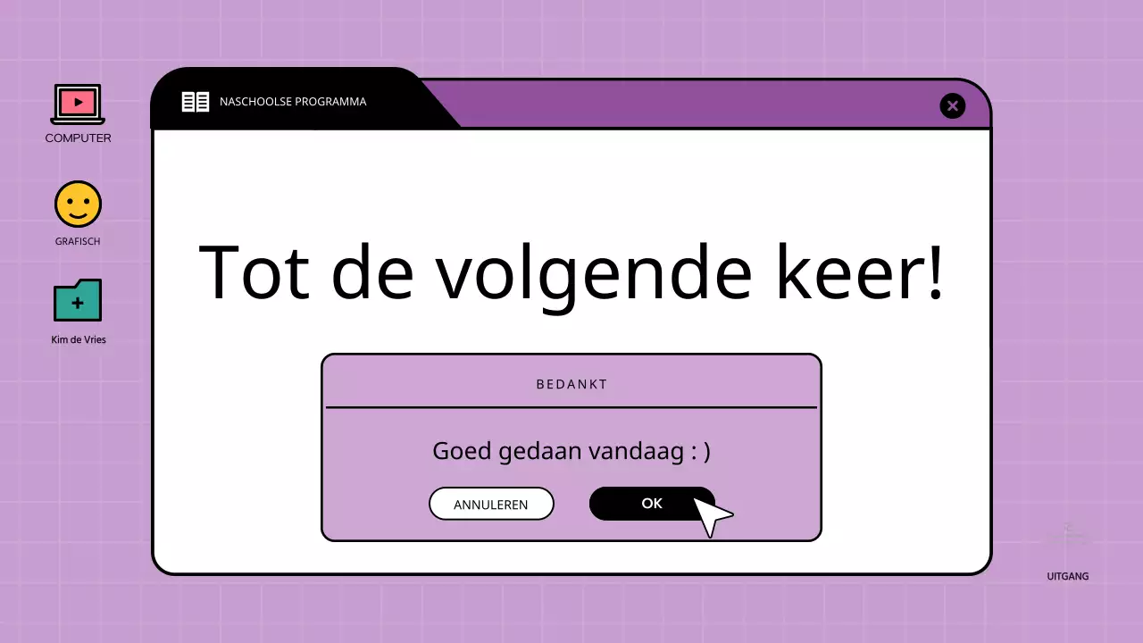 Computer Graphics-lessen in kleurrijke browserframes