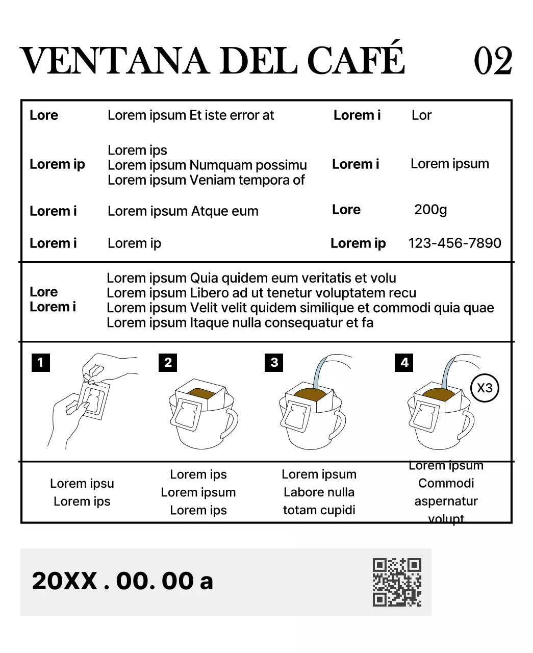 Un diseño sencillo con una foto de paisaje de tulipanes vintage en negro