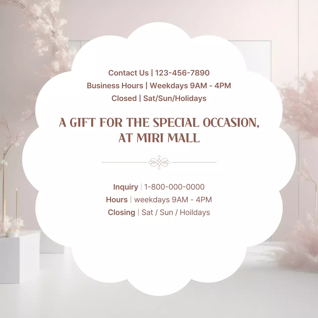 Beige Elegant Gift Promotion Instagram Carousel