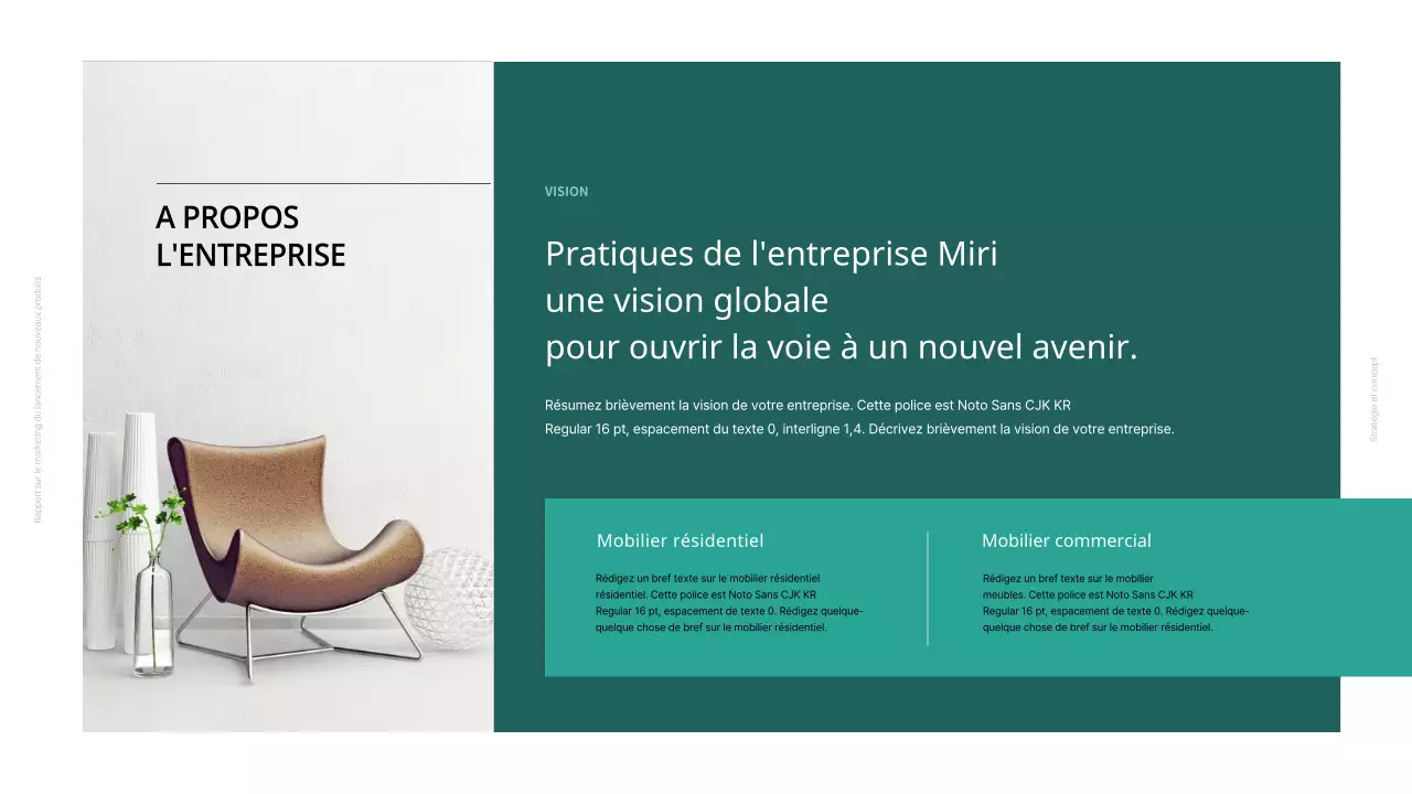 Plan de marketing en ligne pour les meubles vert foncé