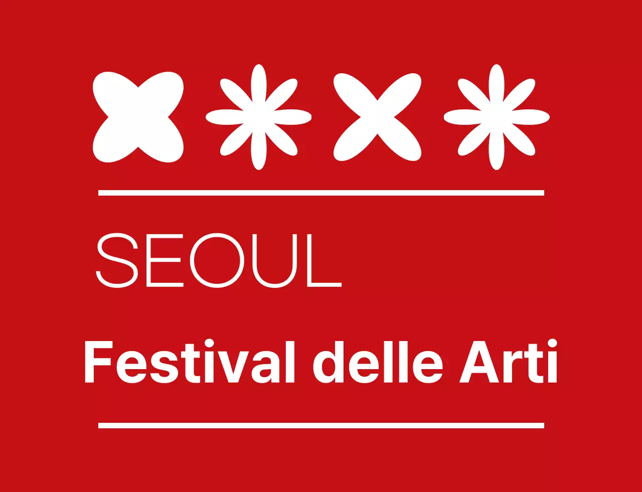 rosso e bianco semplice festival delle arti simbolo icona logo stile festival culturale personale