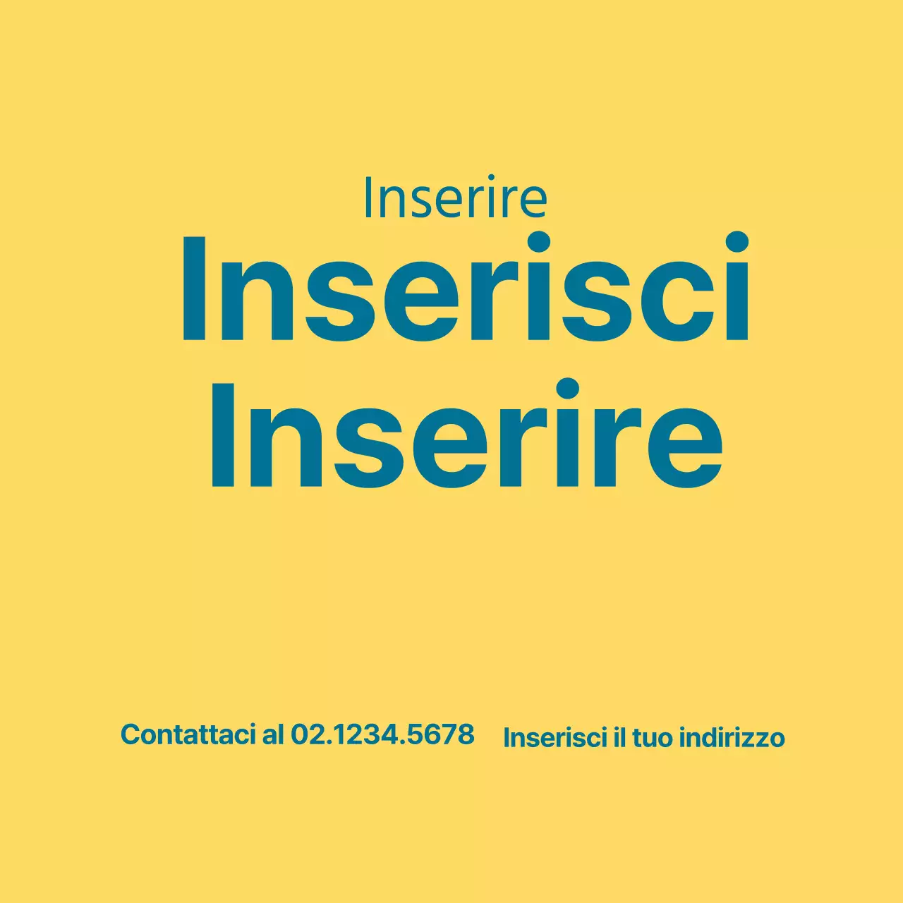 Inserire il contenuto_Banner quadrato