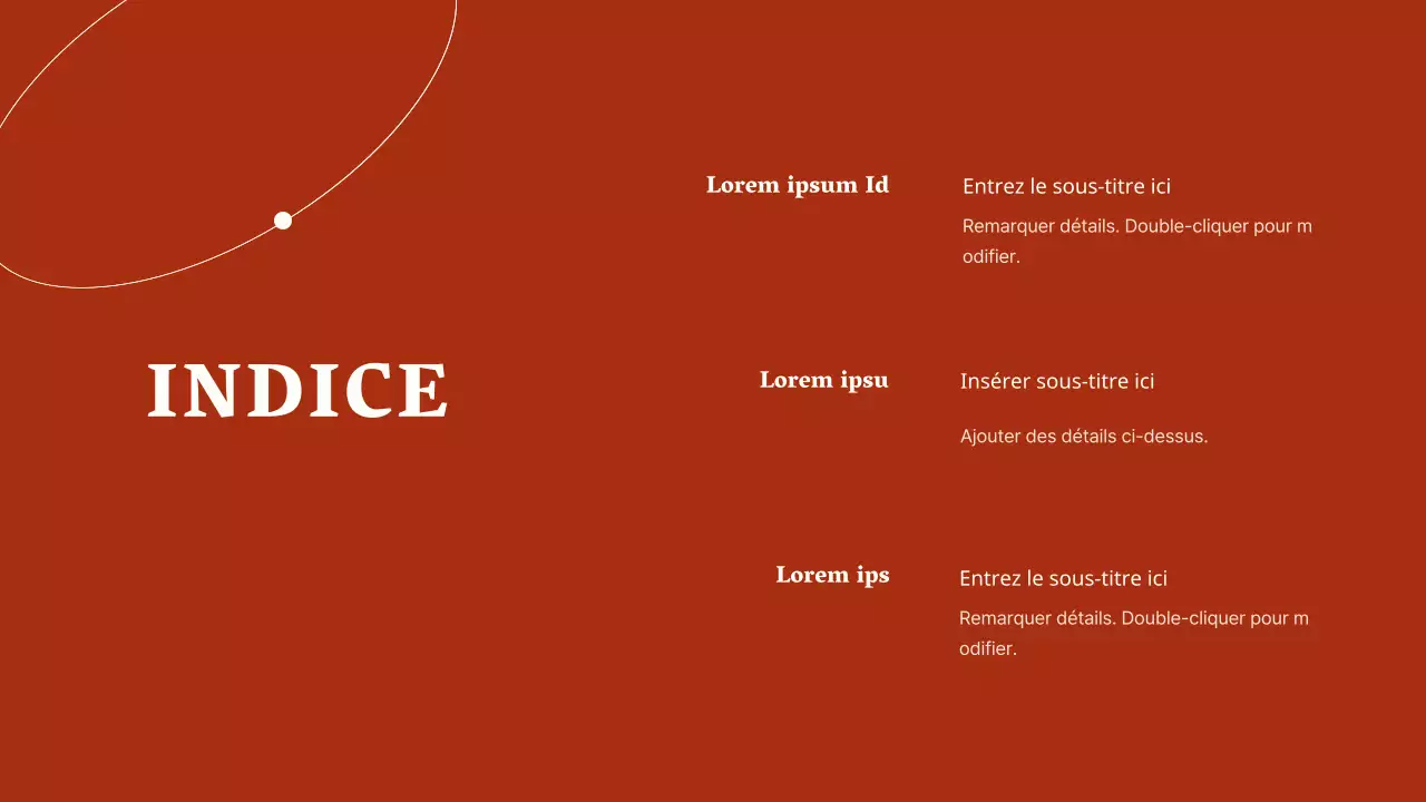 Portefeuille de design à pointe circulaire de couleur rouge