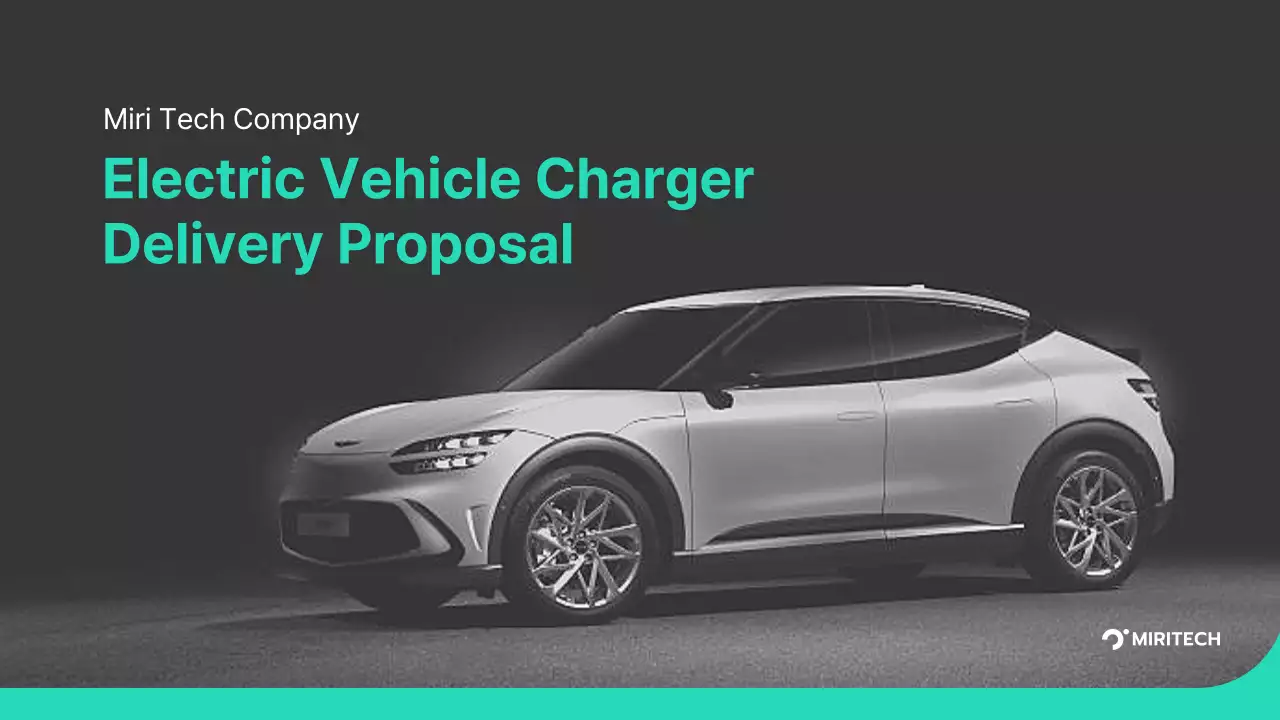 Teal Modern Ev Proposal Document Presentation