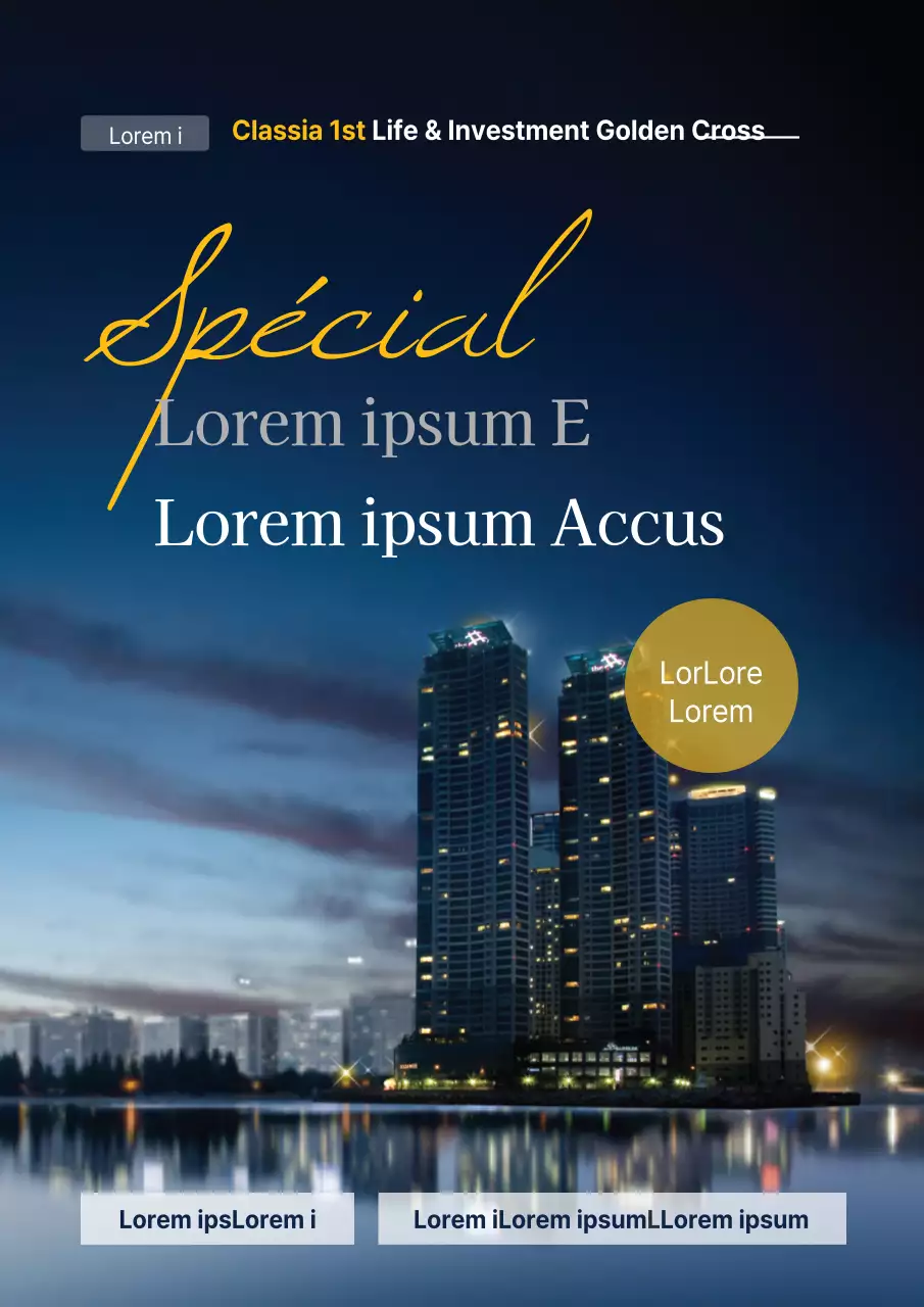 Prospectus pour un appartement de luxe à vendre