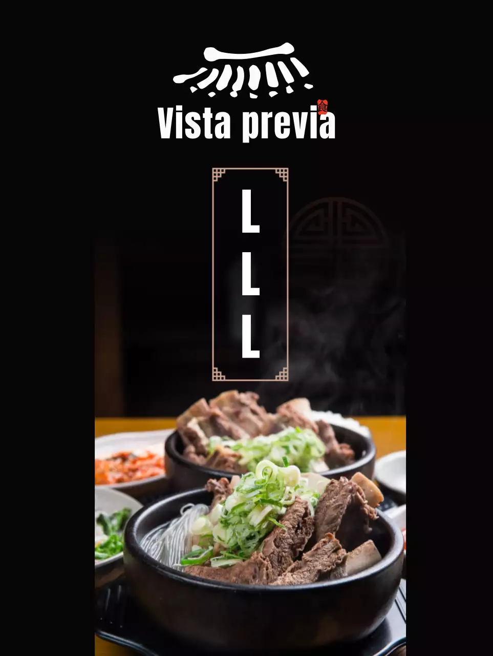 Alimentos tradicionales negros y marrones