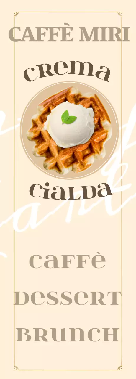 Introduzione di un menu emozionale per caffè in beige e marrone