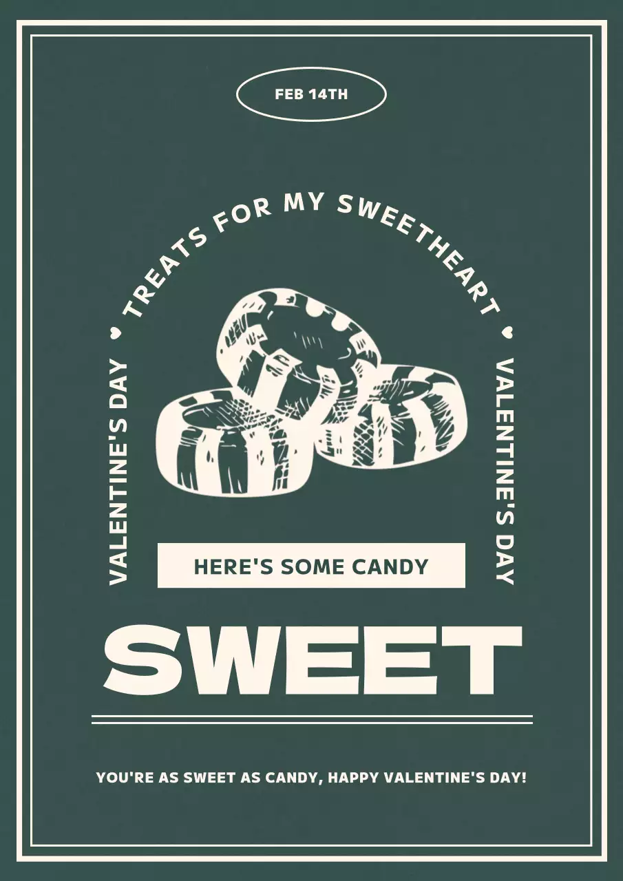 White Day in green and beige