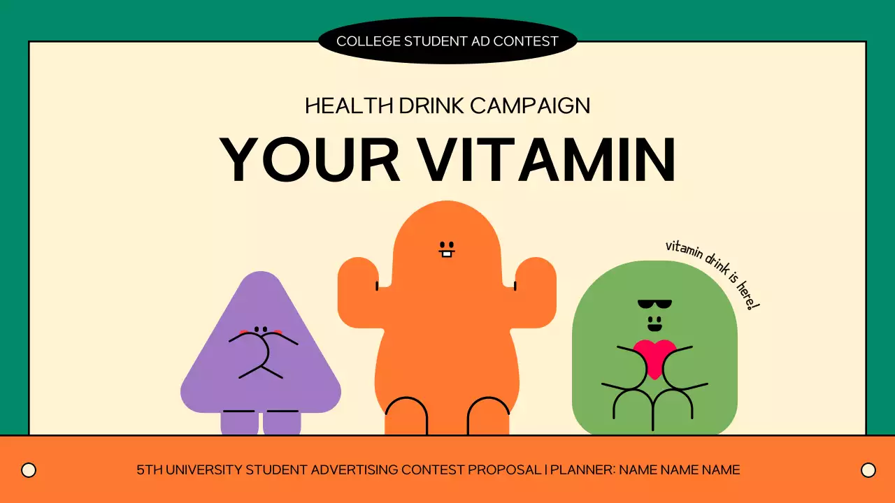 오렌지 모던 헬스 캠페인 프리젠테이션