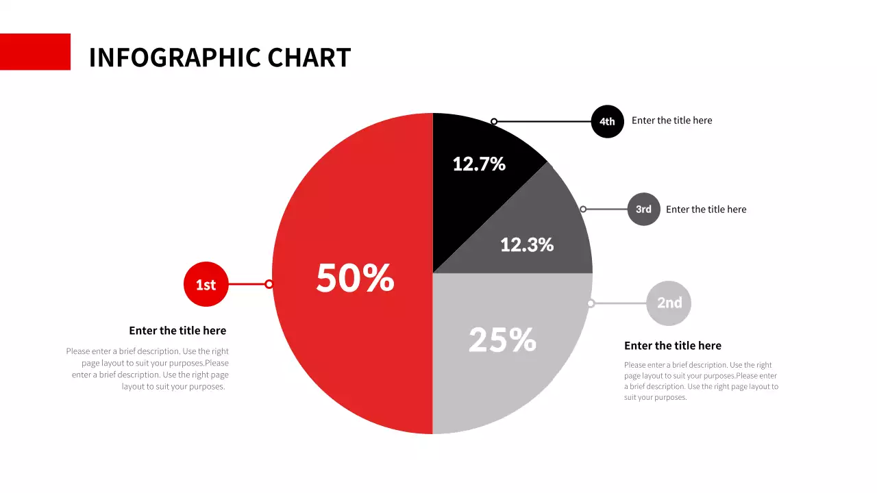 Red Minimal Report Infographic