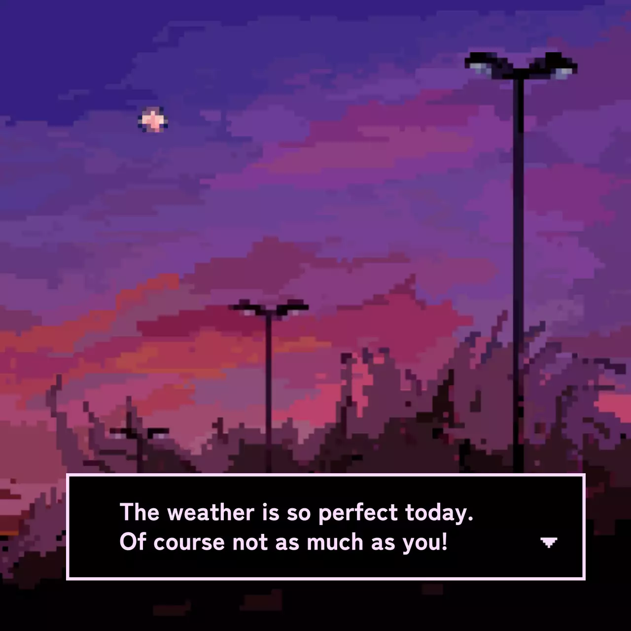 紫 モダン ロマンス ポスター SNS投稿 正方形