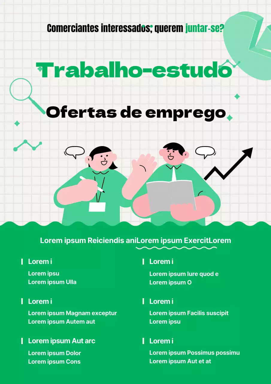 Ofertas de emprego para trabalhadores-estudantes com um toque verde