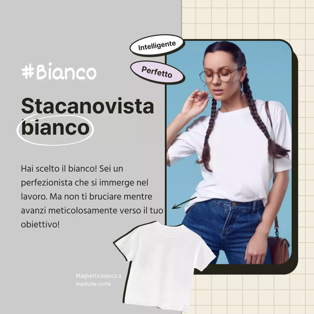 Il test psicologico dei colori delle magliette arancioni e beige