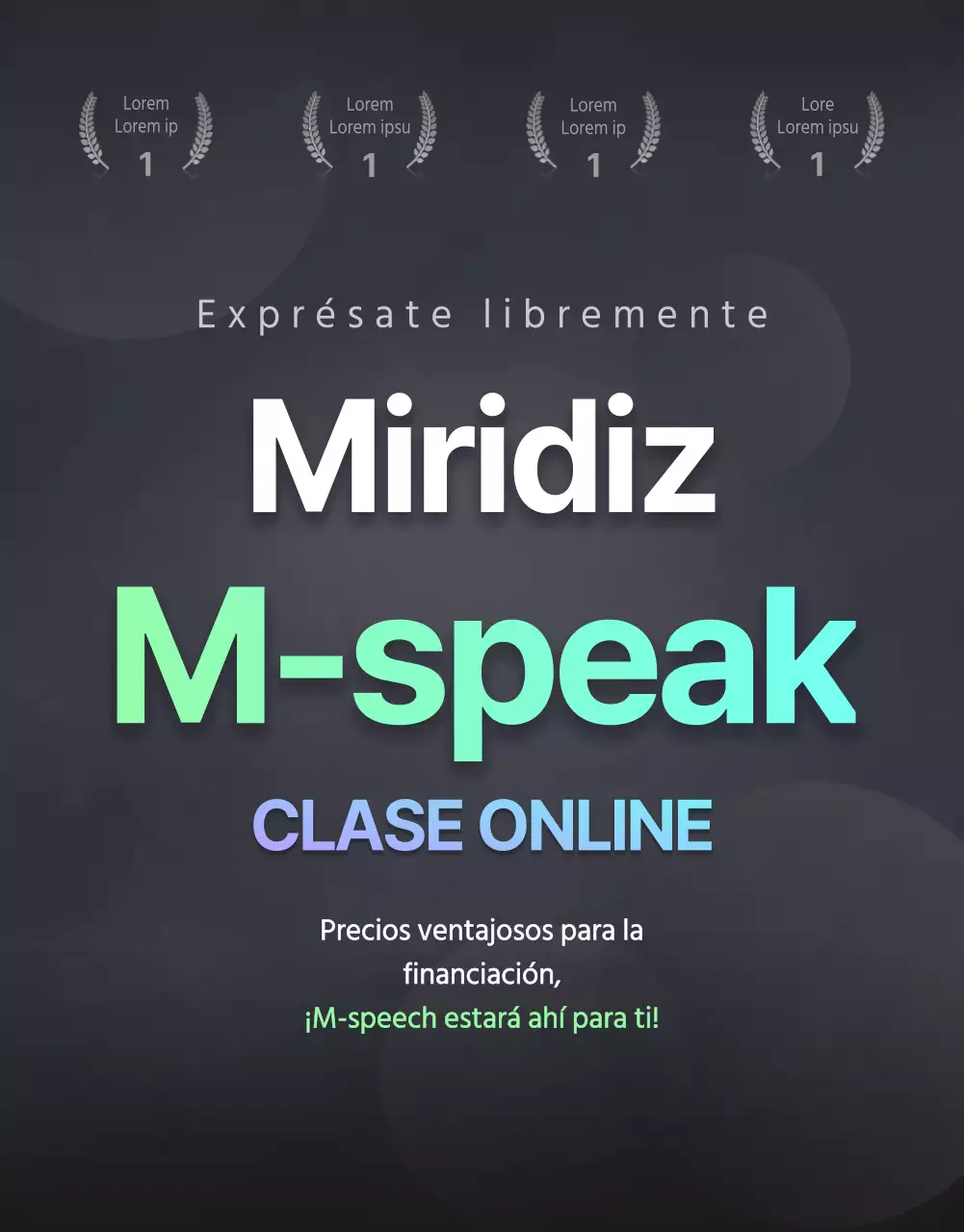 Concepto de clase en línea en gris y degradados