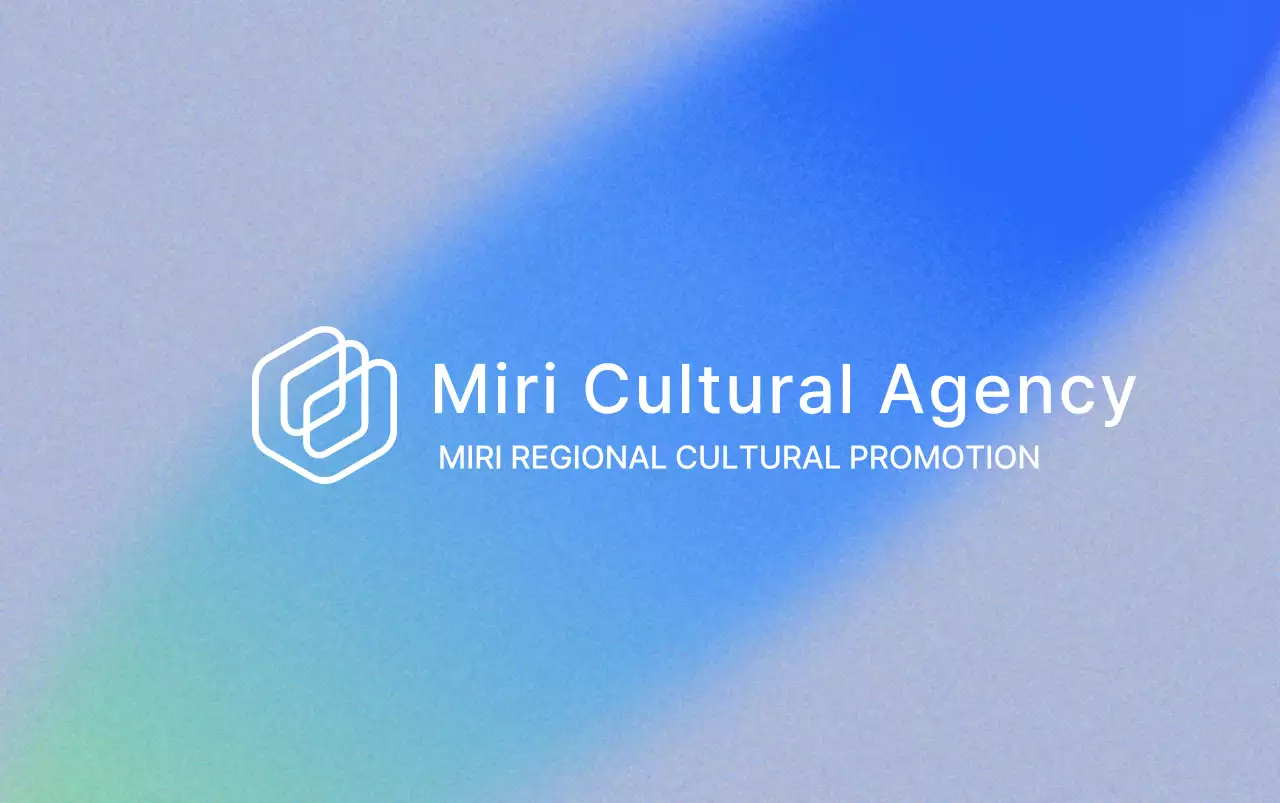 Promote an organization's festival with a gradient background of blue and purple.