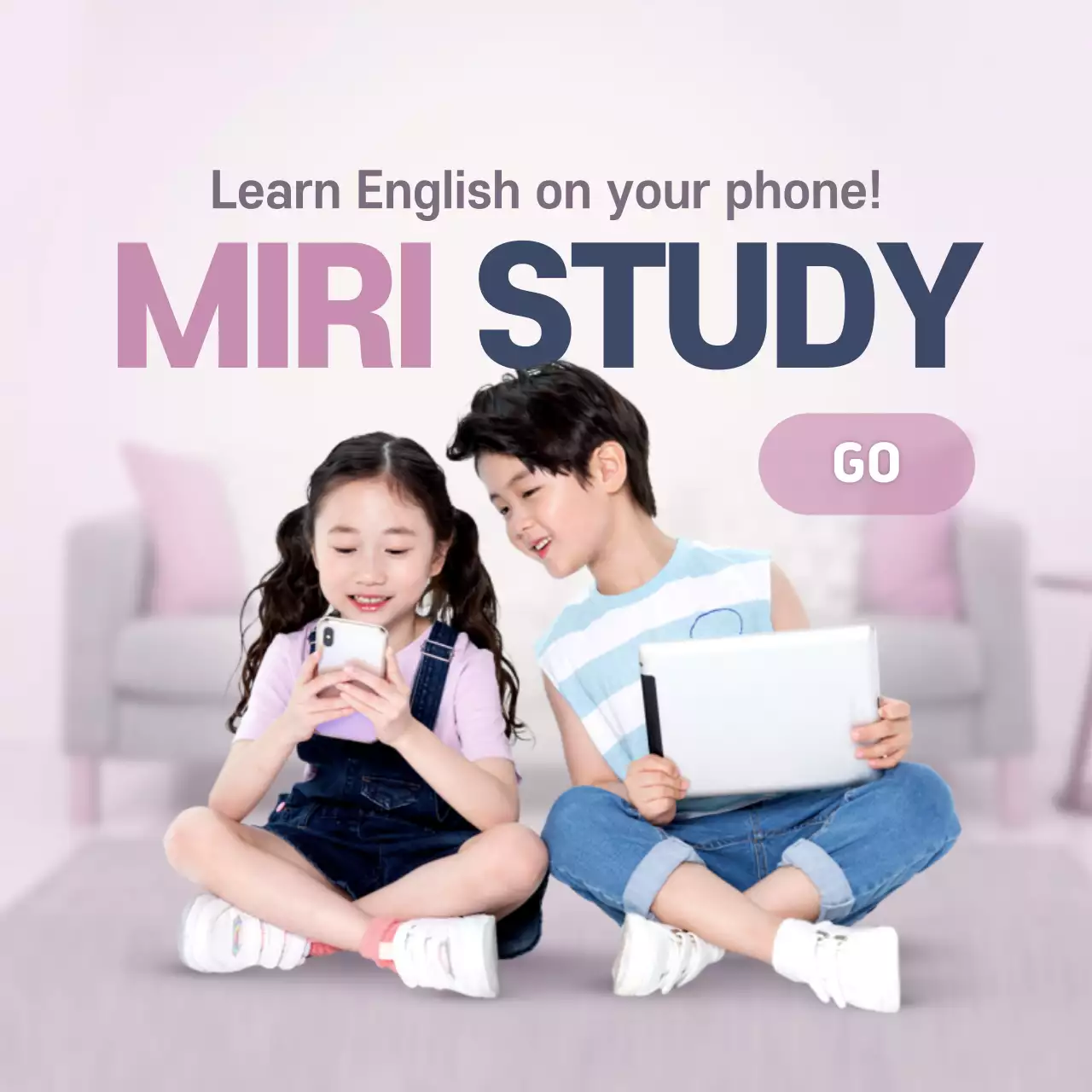 Blue Simple English Guide Instagram Post