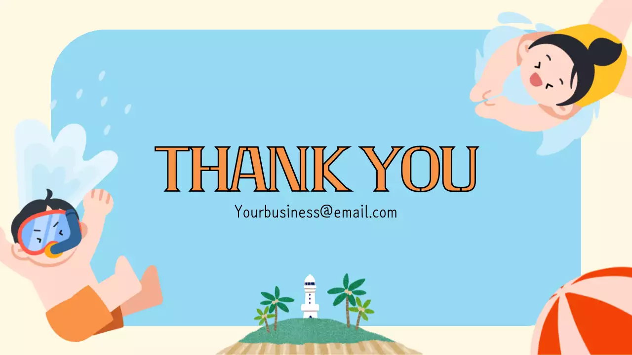 베이지 모던 스쿠버 가이드 프레젠테이션