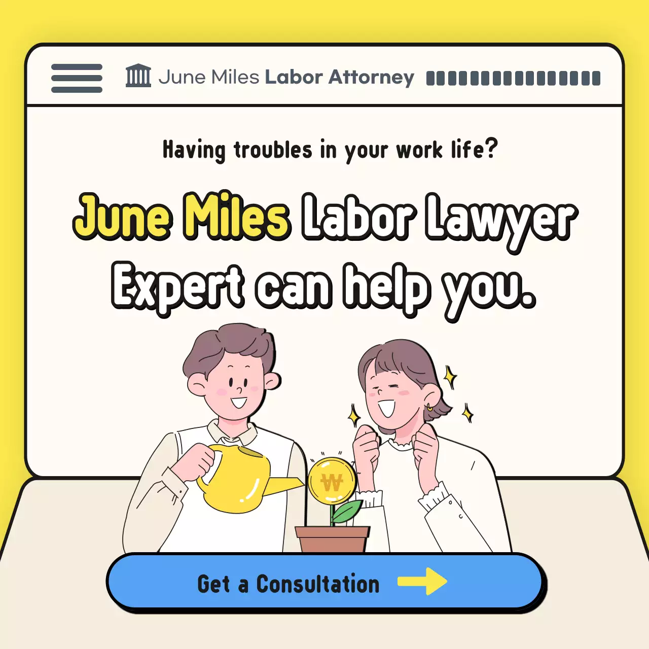 A different kind of yellow, this year's salary negotiation card for labor lawyersNews