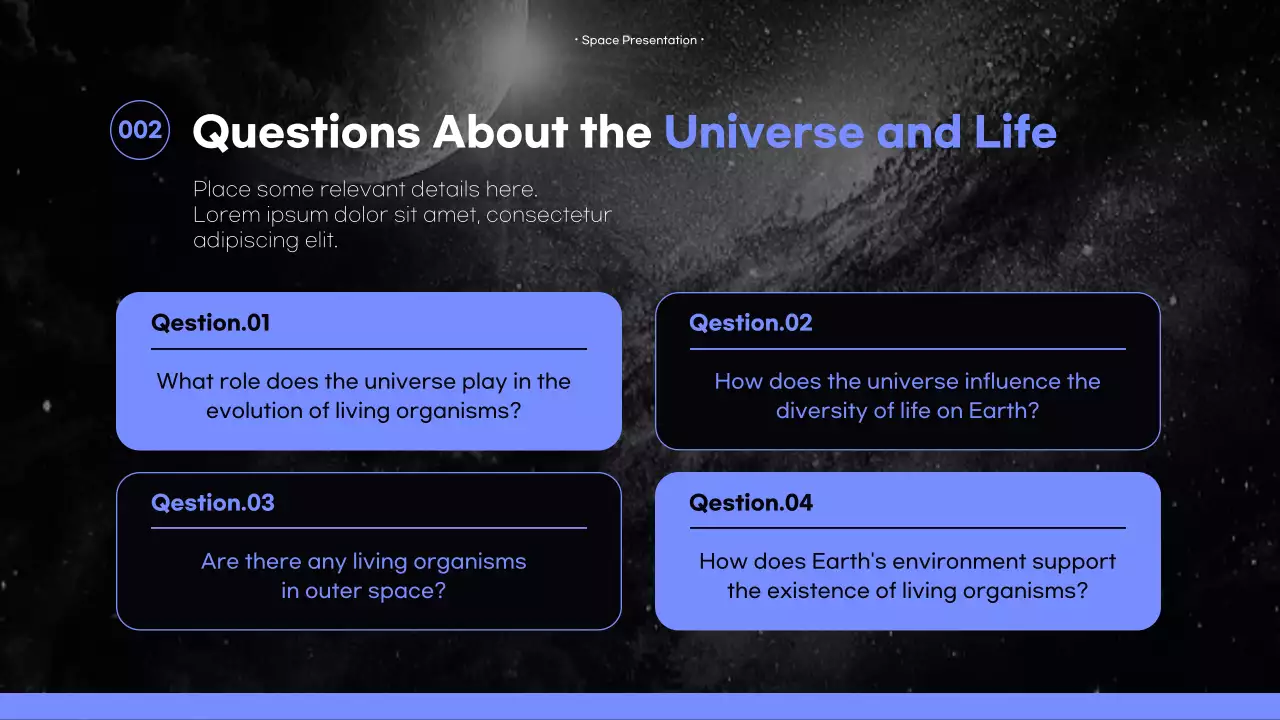Apresentando um universo emocionalmente limpo em preto e roxo
