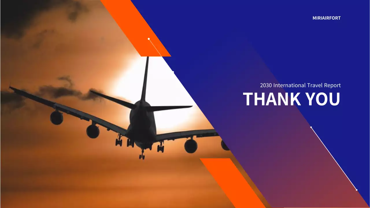 International travel reports in orange