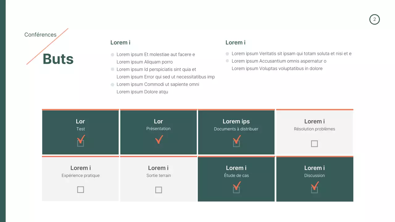 Conception d'un syllabus vert-orange