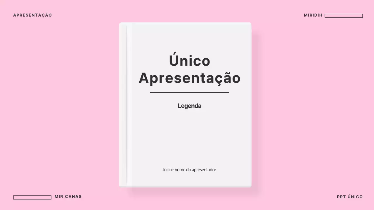 Apresentações únicas