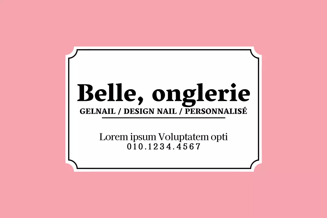 Belle boutique d'ongles