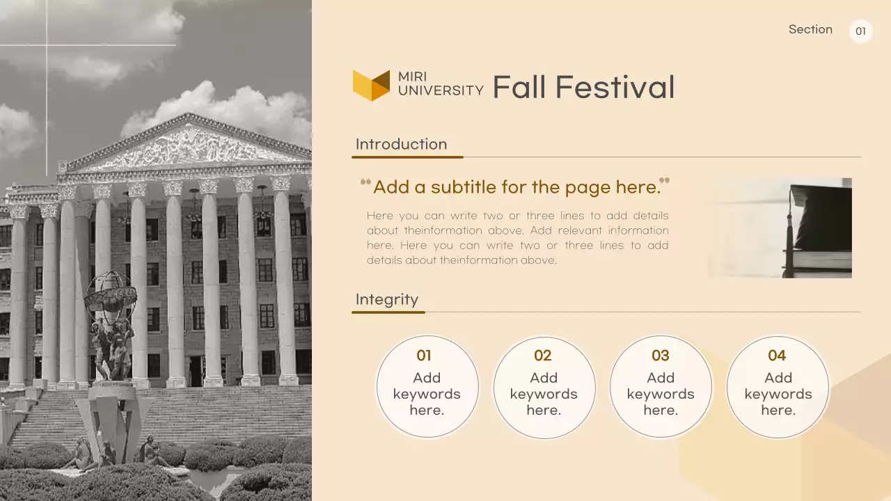 Beige Modern Festival Proposal Presentation