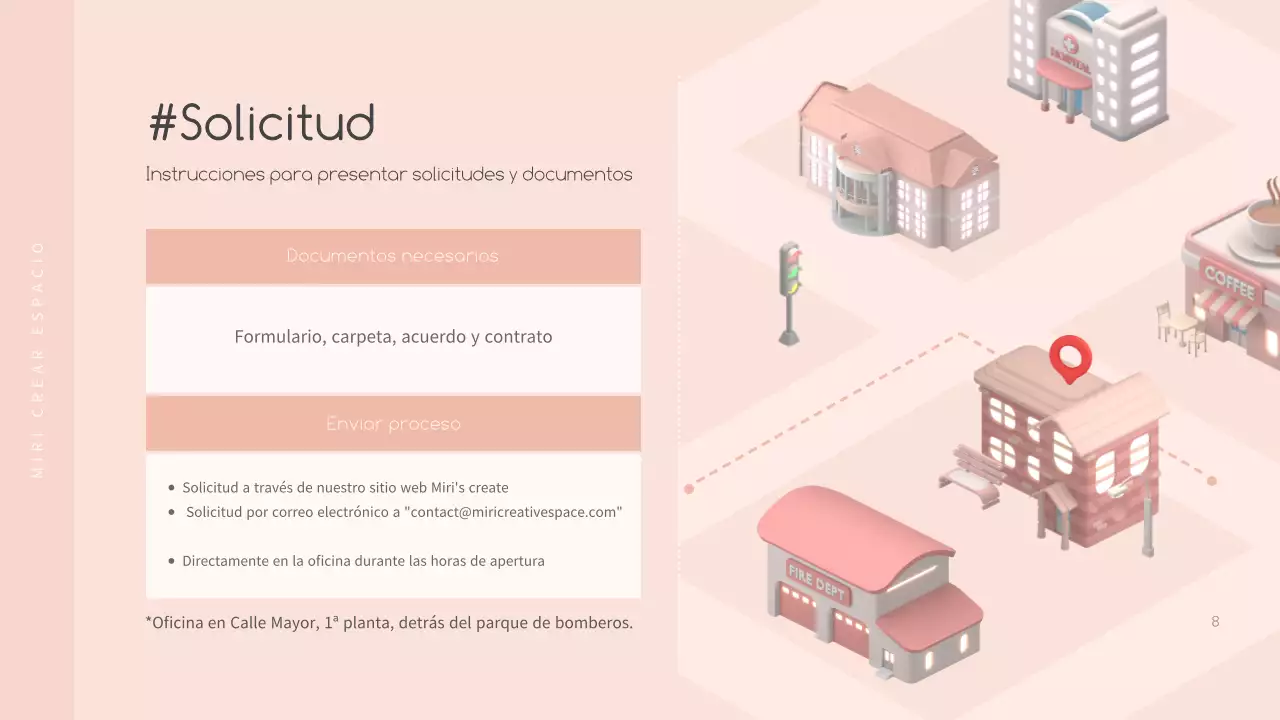 rosa 3d concepto tridimensional creador local guía de contratación