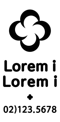 Modern, rounded, four-leaf crosshatched symbol Logo style Inform and promote insurance information