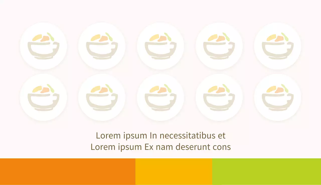 Tarjeta de visita del cupón Tricolor Side Dishes