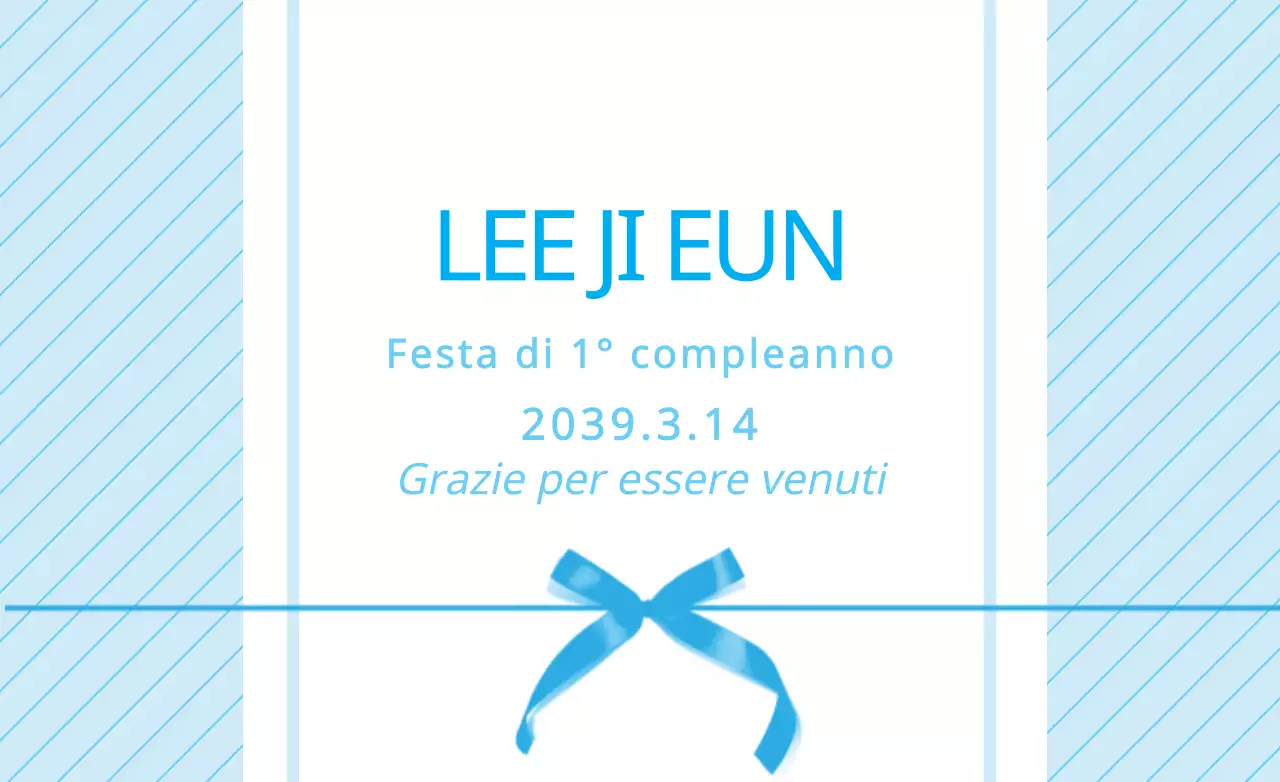Festa di 1° compleanno