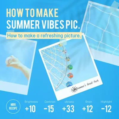 Blue Modern Photography Guide Social Media Post