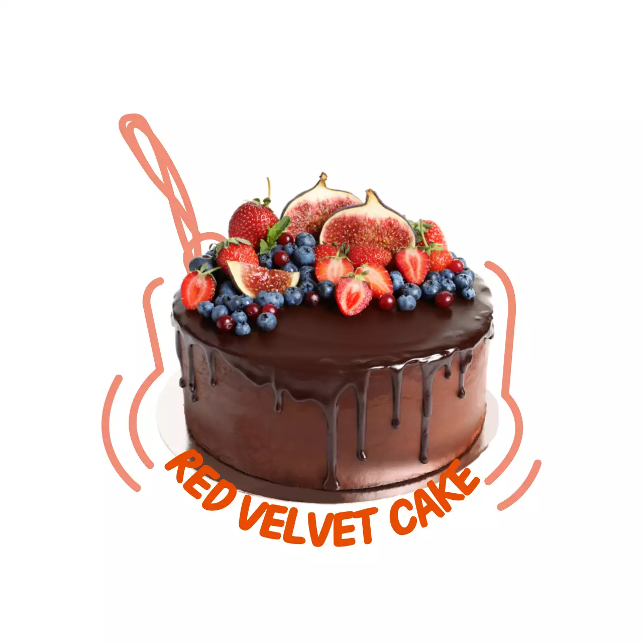 Khái niệm minh họa doodle tươi sáng và đầy màu sắc cho thông tin và quảng cáo món tráng miệng 