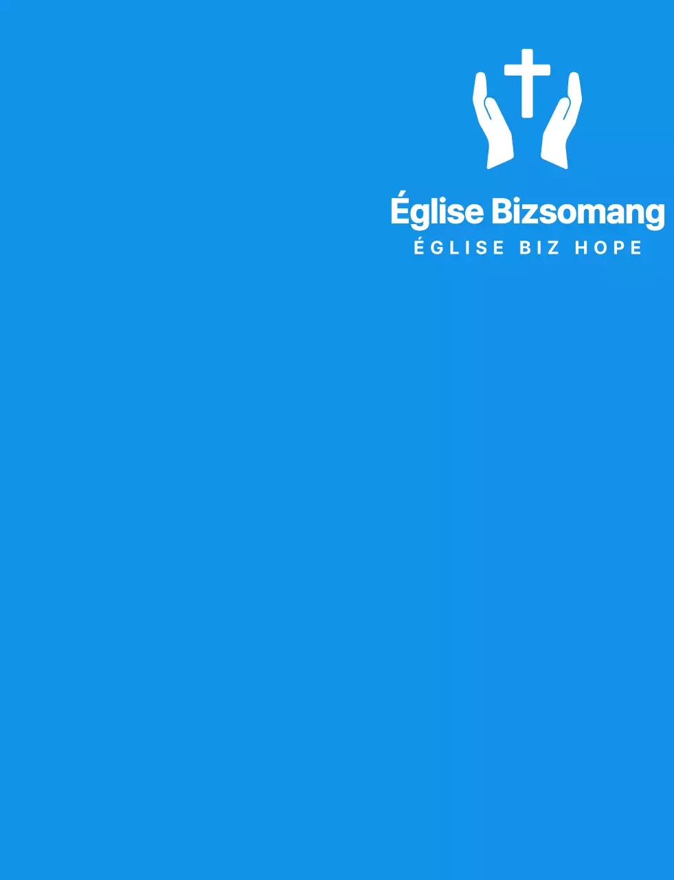 T-shirt de l'équipe de la retraite d'hiver de l'église en bleu et blanc.